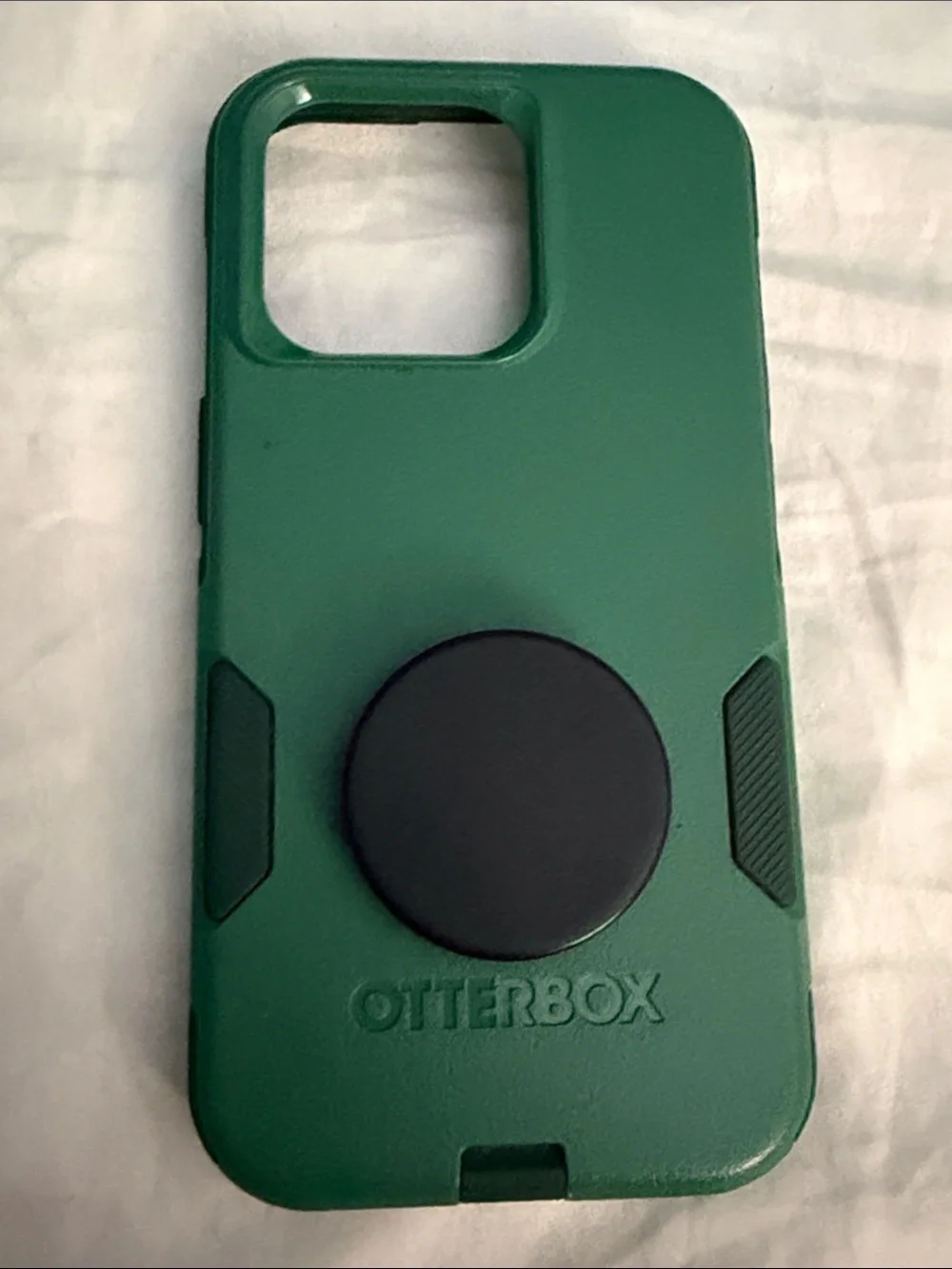 OtterBox IPhone 14 Pro Green Phone Case with Black PopSocket-style Grip